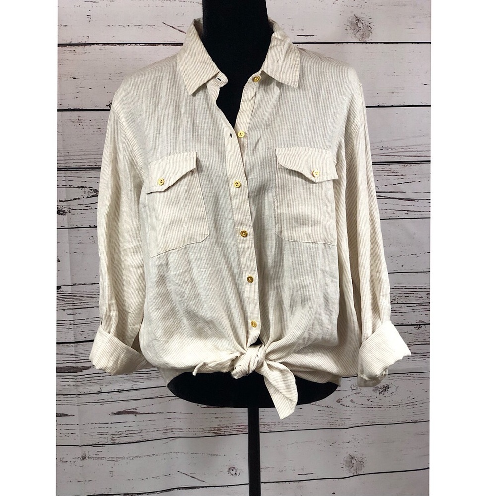 ❤️ELLEN TRACY button down, long sleeved top